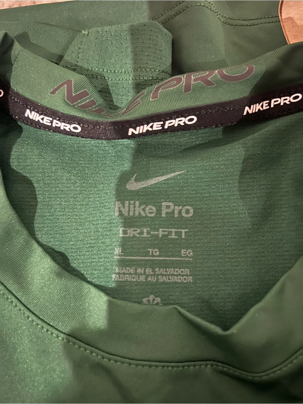NWT Nike Green Pro Sleeveless Tank Top Size XL